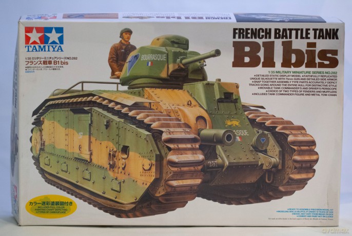 TAMIYA French Battle Tank B1 bis [MODELARSTWO]