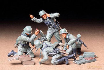 TAMIYA German Infantry Mortar Team [MODELARSTWO]