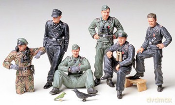 TAMIYA German Tank Crew at Rest [MODELARSTWO]