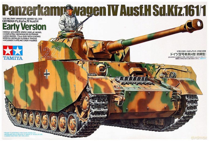 TAMIYA Panzerkampwagen IV Ausf. H [MODELARSTWO]