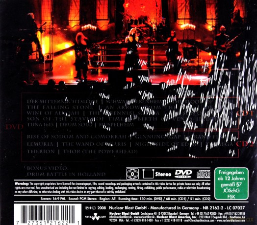 Therion: Live Gothic [2CD]+[DVD]