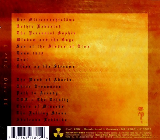 Therion: Gothic Kabbalah [2CD]