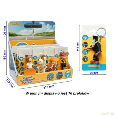 TISSOTOYS Display breloki mix 16 szt