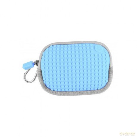 PIXELBAGS Saszetka szaroniebieska