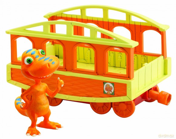 TOMY Dinopociąg Bratek z wagonem