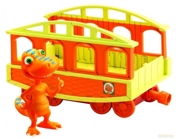 TOMY Dinopociąg Bratek z wagonem