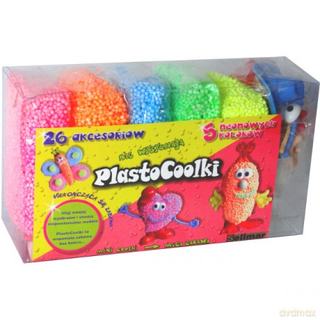 PLASTOCOOLKI Neonowe akcesoria 5sztop