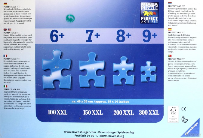 RAVENSBURGER 100 el. Masza i Niedźwiedź [PUZZLE]