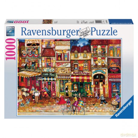 RAVENSBURGER 1000 el. Francuska ulica [PUZZLE]