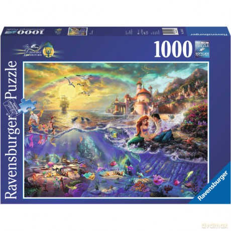 RAVENSBURGER 1000 el. Kinkade Mała Syrenka [PUZZLE]