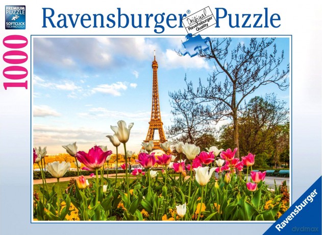 RAVENSBURGER 1000 el. Paryskie tulipany [PUZZLE]