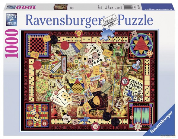 RAVENSBURGER 1000 el. Vintage gry [PUZZLE]