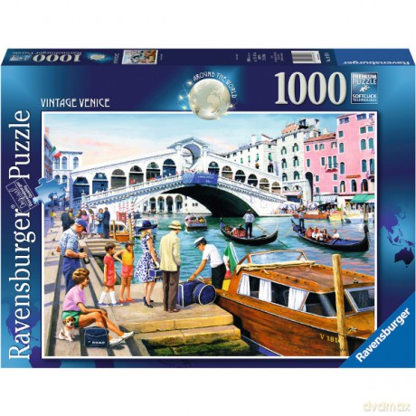 RAVENSBURGER 1000 el. Zwiedzanie Wenecji [PUZZLE]
