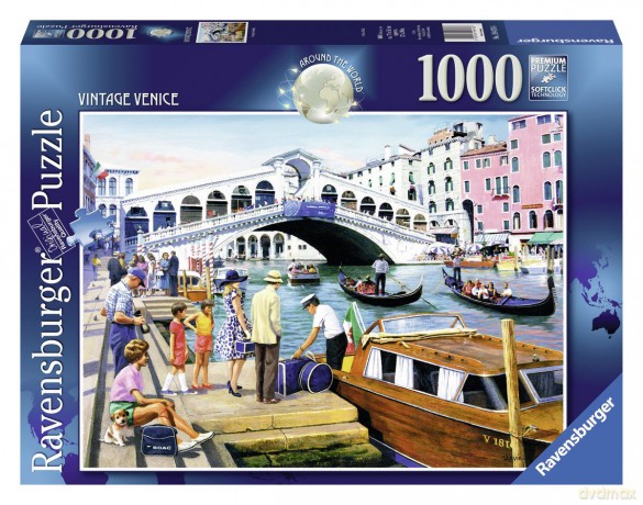 RAVENSBURGER 1000 el. Zwiedzanie Wenecji [PUZZLE]
