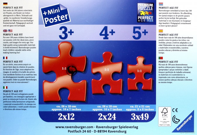 RAVENSBURGER 2x24 el. Straż Pożarna [PUZZLE]