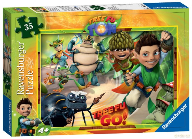 RAVENSBURGER 35 el. Tree Fu Tom [PUZZLE]