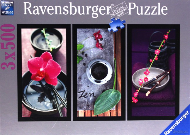 RAVENSBURGER 3x500 el. Stan Zen [PUZZLE]