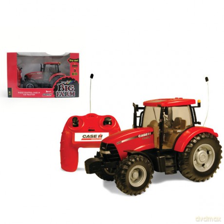 TOMY Zdalnie sterowany traktor Case