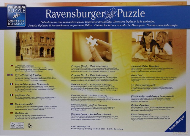 RAVENSBURGER 3x500 el. Stolice [PUZZLE]