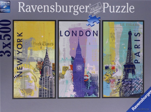 RAVENSBURGER 3x500 el. Stolice [PUZZLE]