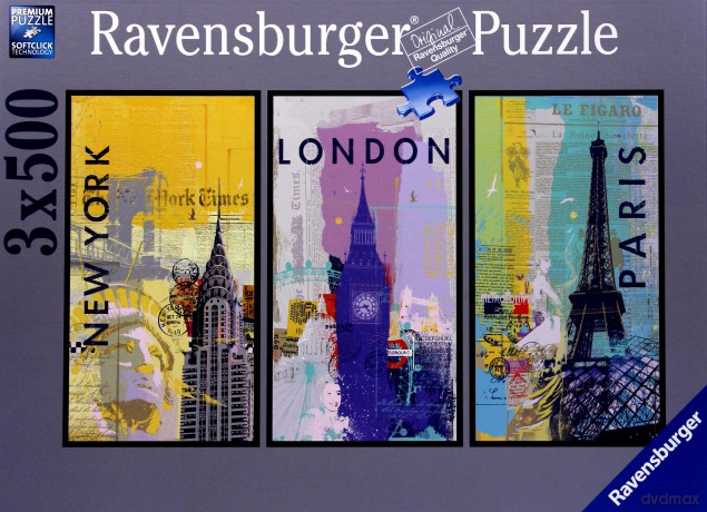 RAVENSBURGER 3x500 el. Stolice [PUZZLE]