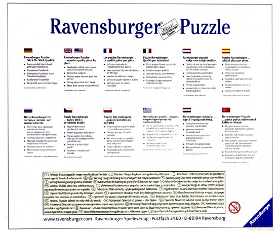 RAVENSBURGER 4 w 1 Masza i Niedźwiedź [PUZZLE]
