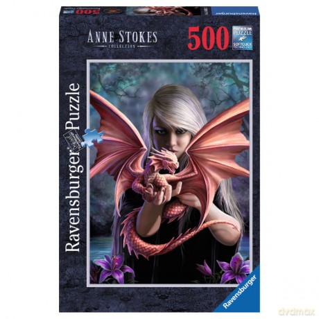 RAVENSBURGER 500 el. Anne Stokes Dragon Girl [PUZZLE]