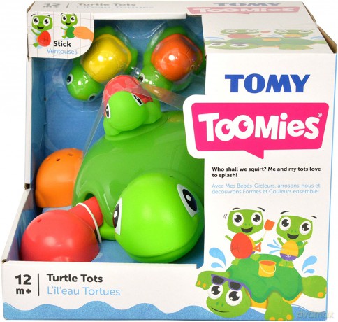 TOMY Żółwie brzdące, zabawka do kąpieli