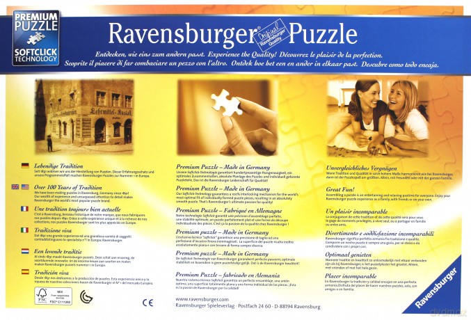 RAVENSBURGER 500 el. Drewniany dom w Alpach [PUZZLE]