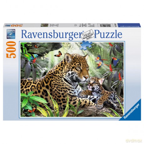 RAVENSBURGER 500 el. Mały jaguar [PUZZLE]