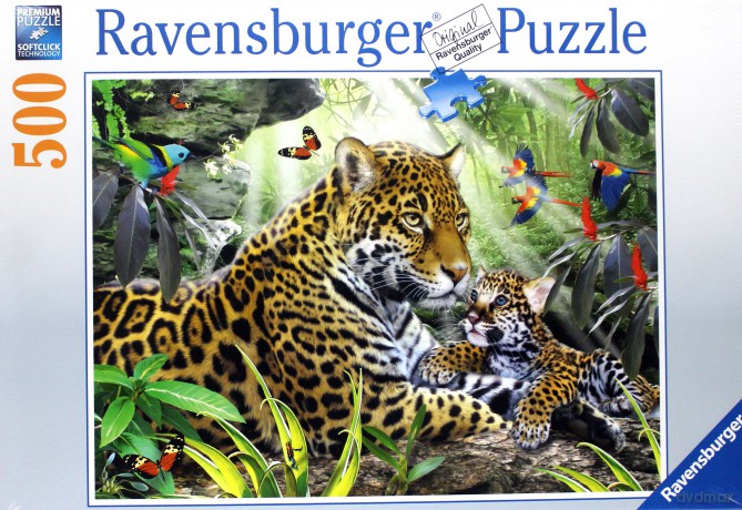 RAVENSBURGER 500 el. Mały jaguar [PUZZLE]