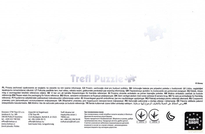 TREFL 24 el. Maxi Scooby Doo w Egipcie 14233 [PUZZLE]