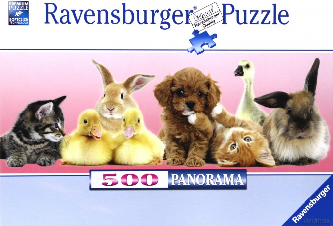 RAVENSBURGER 500 el. Zwierzęcy przyjaciele [PUZZLE]
