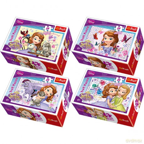 TREFL 54 el. Mini 40 szt. Księżniczka Sofia Jej Wysokość Zosia (54129) [PUZZLE]