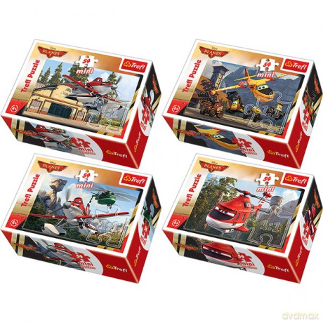 TREFL 54 el. Mini 40 szt. Samoloty 2 54127 [PUZZLE]