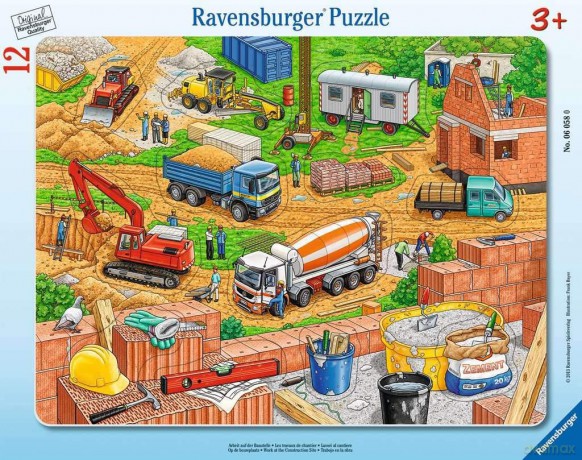 RAVENSBURGER 12 el. Praca na Budowie [PUZZLE]