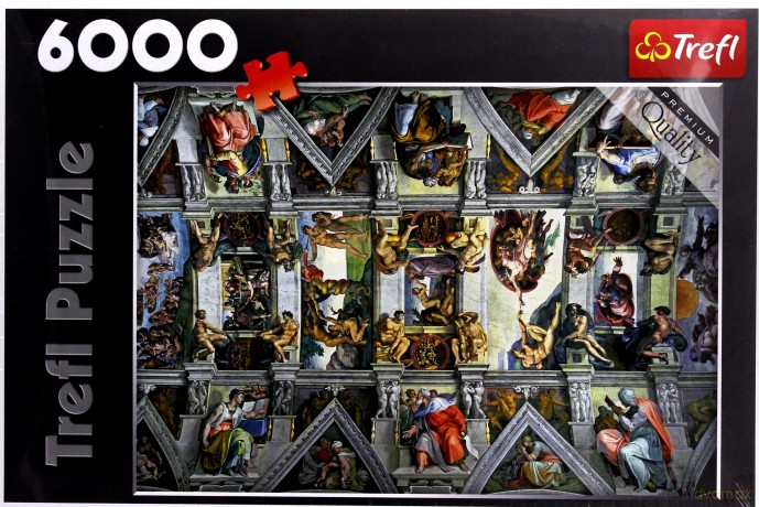 TREFL 6000 el. Sklepienie Kaplicy Sykst. 65000 [PUZZLE]