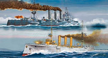 REVELL German WWI Light Cruisers SMS [MODELARSTWO]
