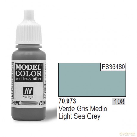 VALLEJO Farba Nr 108 Light Sea Grey 17 ml [MODELARSTWO]