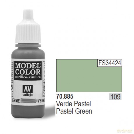 VALLEJO Farba Nr 109 Pastel Green 17 ml [MODELARSTWO]