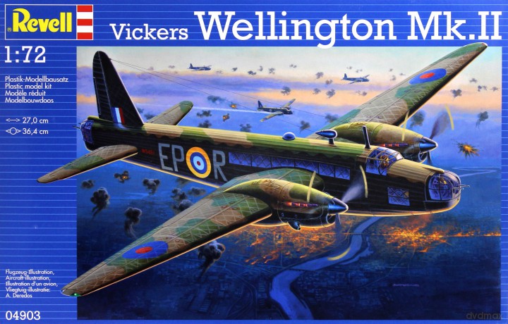 REVELL Vickers Wellington MKII [MODELARSTWO]