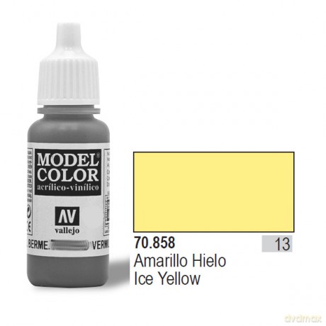 VALLEJO Farba Nr 13 Ice Yellow 17 ml [MODELARSTWO]