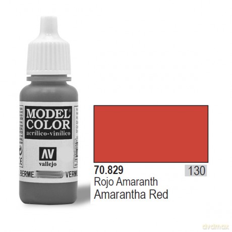 VALLEJO Farba Nr 130 Amaranth Red 17 ml [MODELARSTWO]