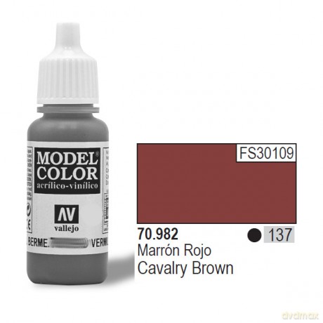 VALLEJO Farba Nr 137 Cavalry Brown 17 ml [MODELARSTWO]