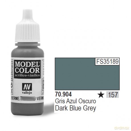 VALLEJO Farba Nr 157 Dark Blue Grey 17 ml [MODELARSTWO]