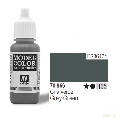 VALLEJO Farba Nr 165 Grey Green 17 ml [MODELARSTWO]