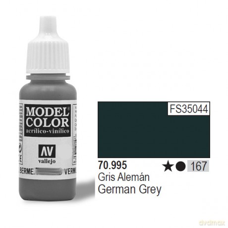 VALLEJO Farba Nr 167 German Grey 17 ml [MODELARSTWO]