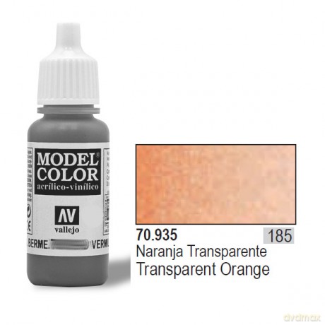 VALLEJO Farba Nr 185 Transp. Orange 17 ml [MODELARSTWO]