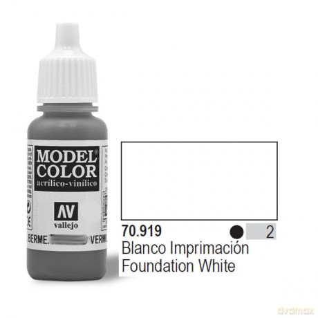 VALLEJO Farba Nr 2 Foundation White 17 ml [MODELARSTWO]