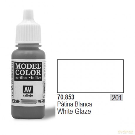 VALLEJO Farba Nr 201 White Glaze 17 ml [MODELARSTWO]